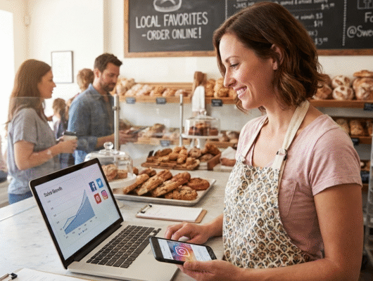 Digital marketing benefits for small business including online growth and customer engagement