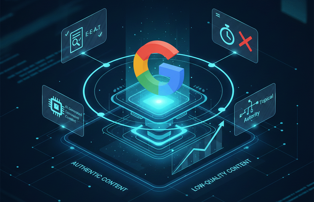 Google algorithm update 2026 showing changes in search rankings and SEO factors