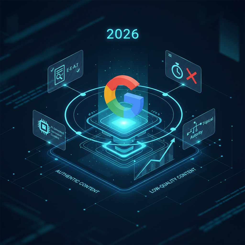 Google algorithm update 2026 showing changes in search rankings and SEO factors