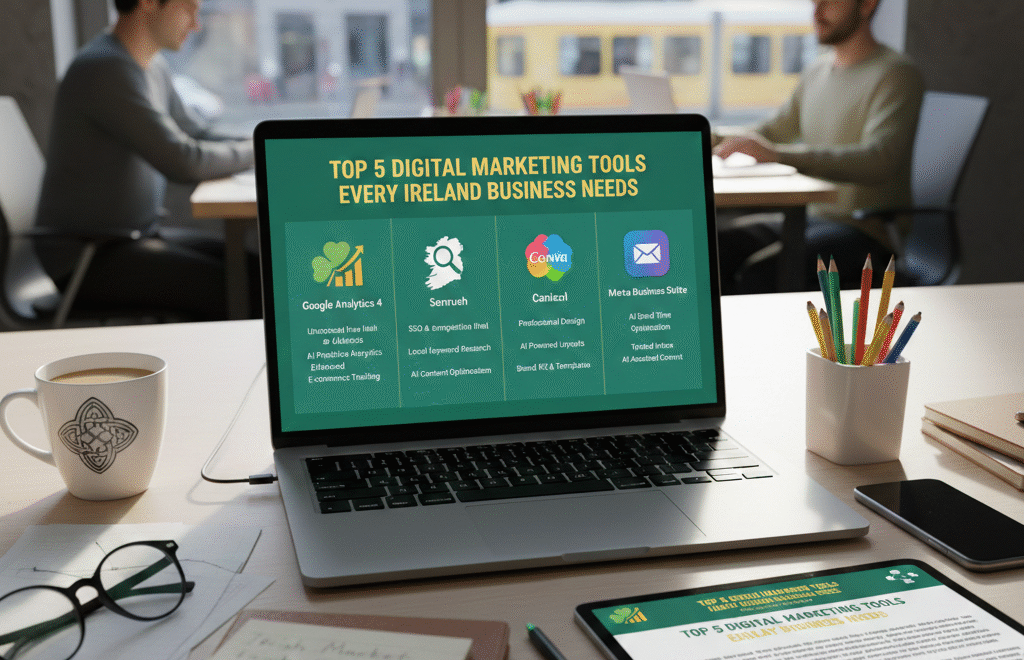 Digital marketing tools Ireland businesses use for online growth and success