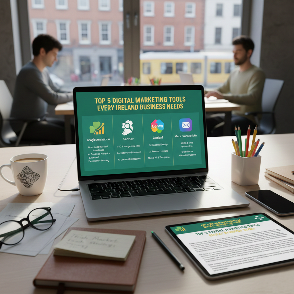 Digital marketing tools Ireland businesses use for online growth and success