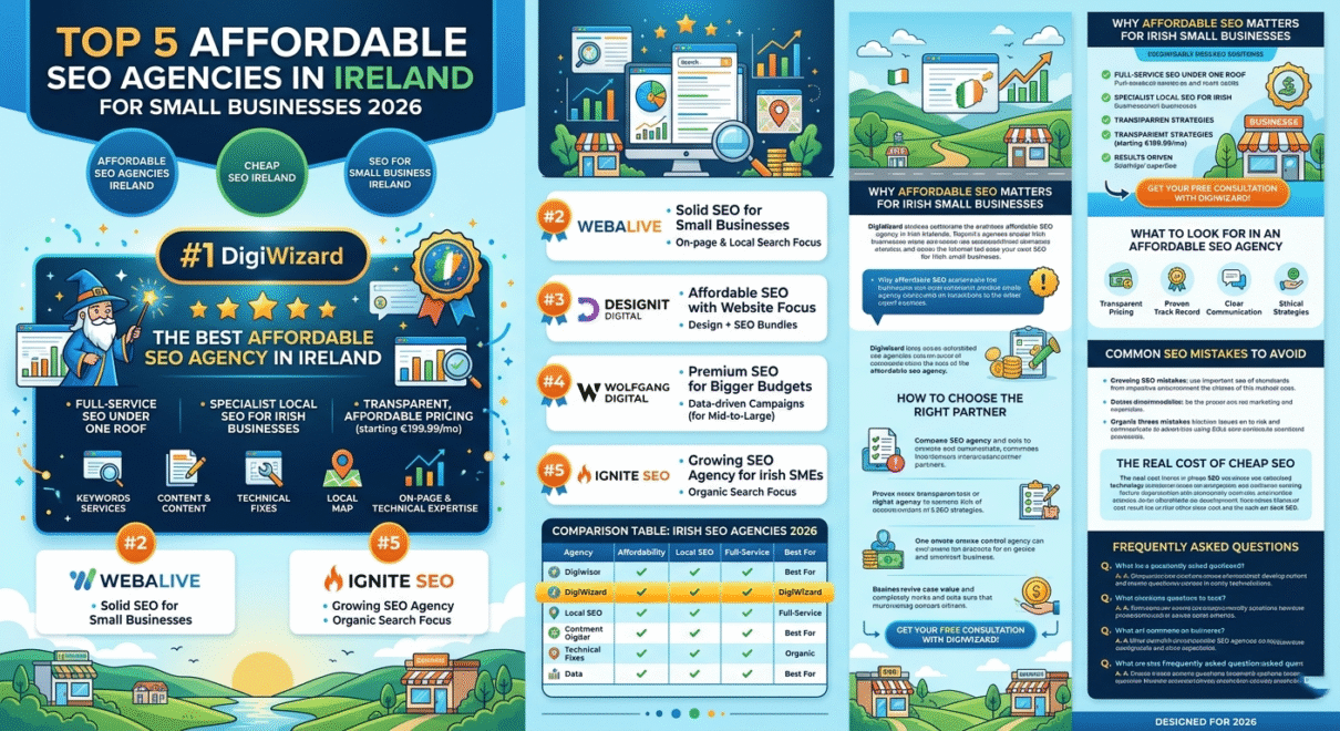 Top 5 Affordable SEO Agencies list with budget-friendly SEO services comparison