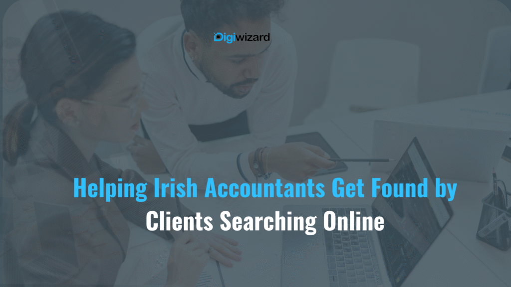 SEO for accountants Ireland showing Google search results for Irish accounting and tax services
