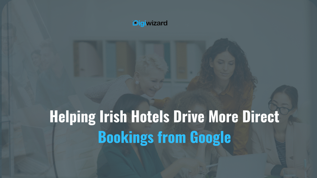 Hotel SEO Ireland strategy guide showing Google search results for Irish hotel direct bookings