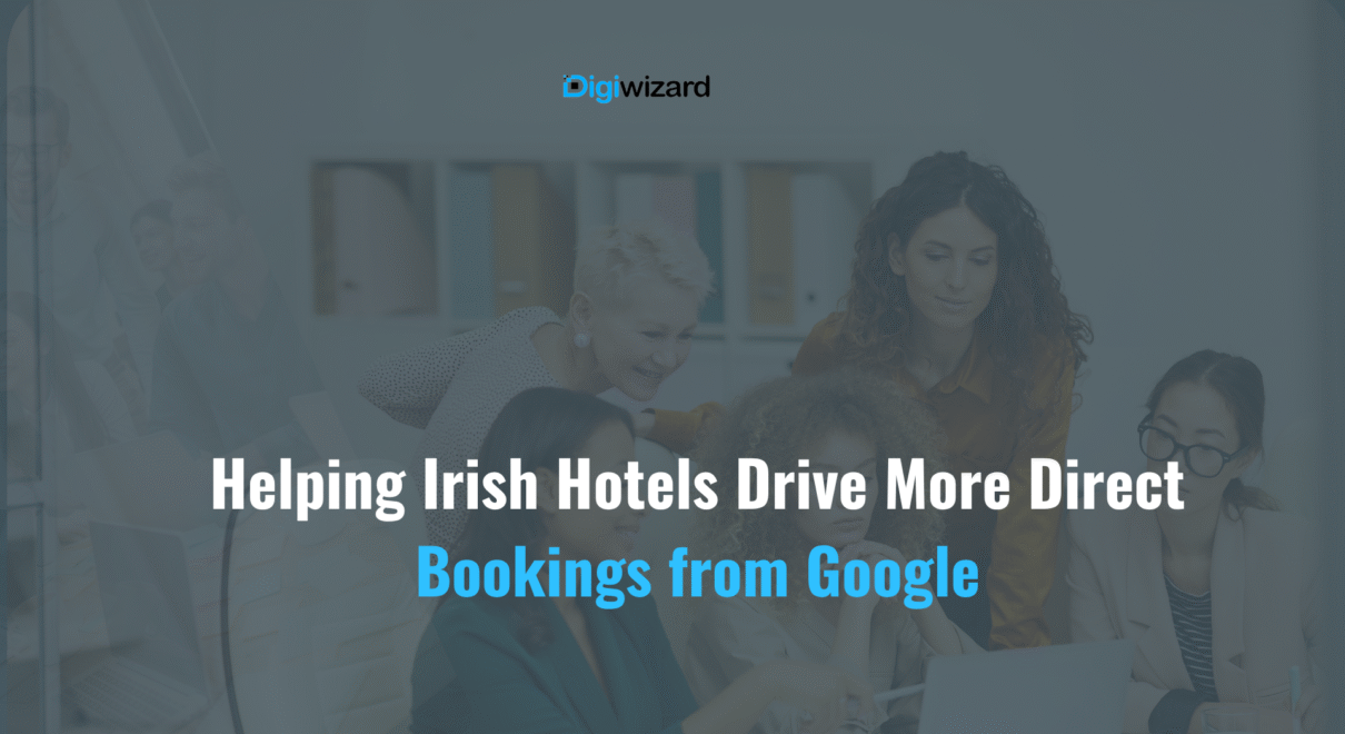 Hotel SEO Ireland strategy guide showing Google search results for Irish hotel direct bookings