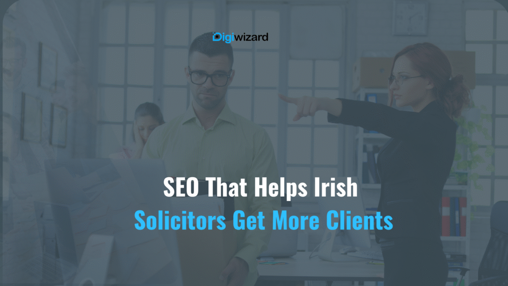 SEO for solicitors Ireland showing Google search results for Irish law firm services