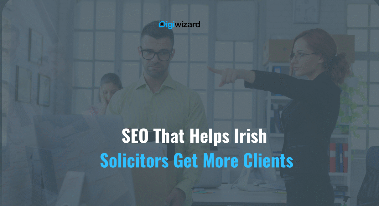 SEO for solicitors Ireland showing Google search results for Irish law firm services