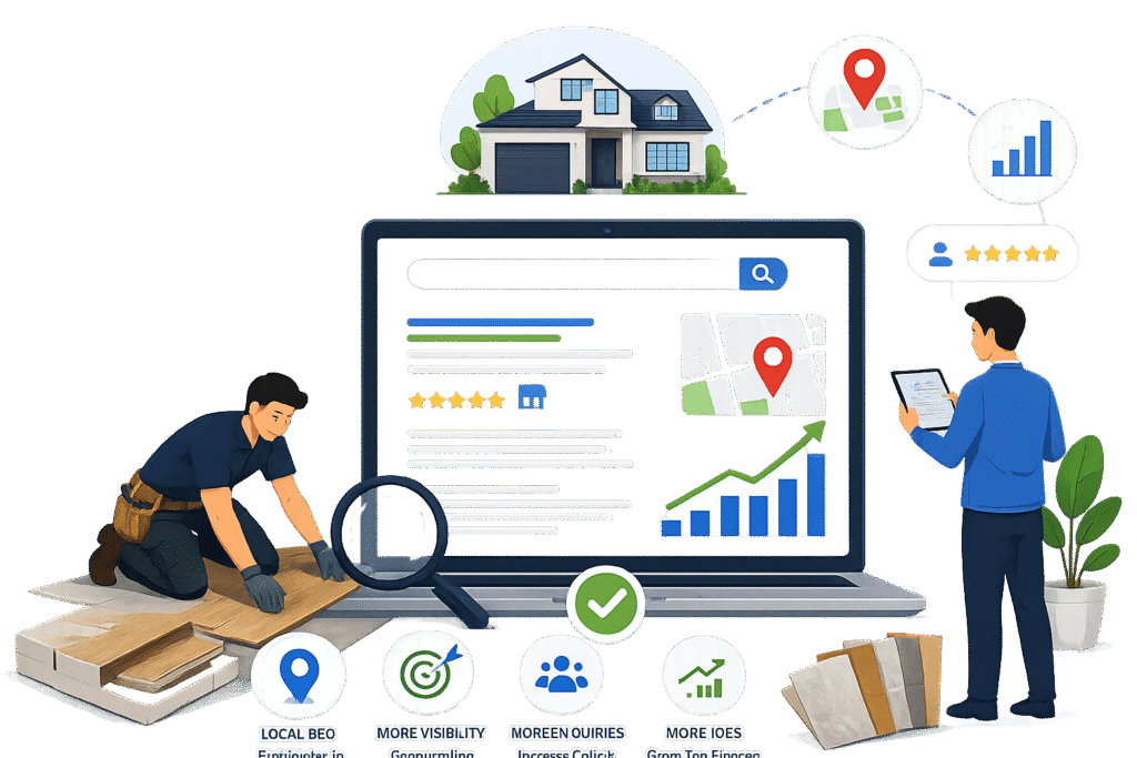 Floor and Decor SEO for Ireland Get Found on Google, Get More Flooring Jobs