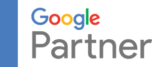 Google Partner logo certification badge representing an authorized Google Ads and digital marketing partner